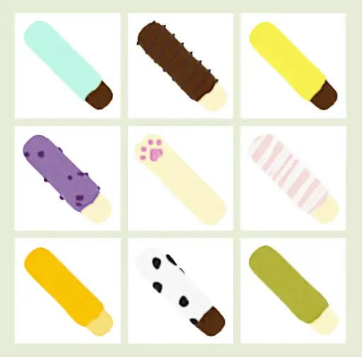 Pocky sticks